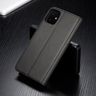 LC.IMEEKE Wallet / portemonne hoesje voor iPhone 11 / iPhone Xr - zwart