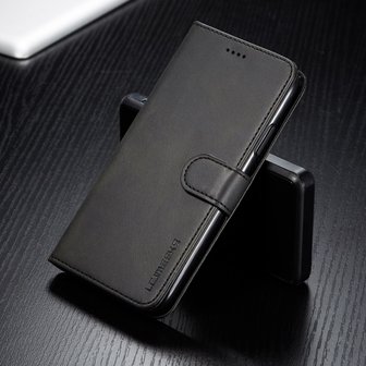 LC.IMEEKE Wallet / portemonne hoesje voor iPhone 11 / iPhone Xr - zwart