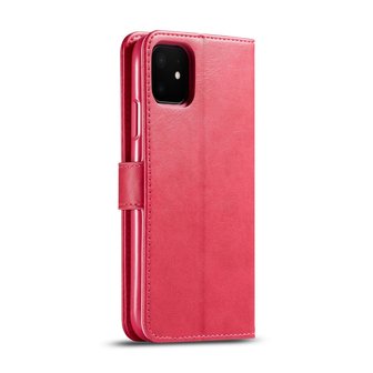 LC.IMEEKE Wallet / portemonne hoesje voor iPhone 11 / iPhone Xr - rood