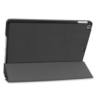 Tri-fold smart case hoes voor iPad 10.2 (2019) - zwart