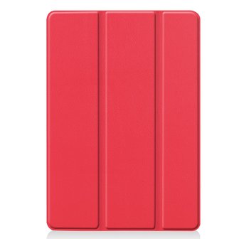 Tri-fold smart case hoes voor iPad 10.2 (2019) - rood