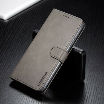 LC.IMEEKE Wallet / portemonnee hoesje voor iPhone 11 pro - grijs