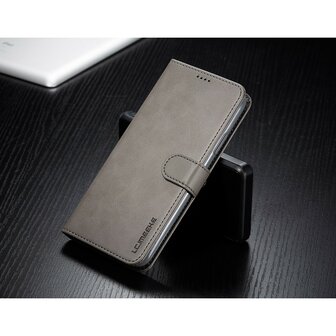 LC.IMEEKE Wallet / portemonnee hoesje voor iPhone 11 pro - grijs