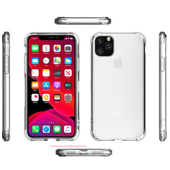 iPhone 11 pro bumper case TPU + acryl - transparant