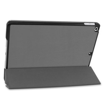 Tri-fold smart case hoes voor iPad 10.2 (2019) - grijs