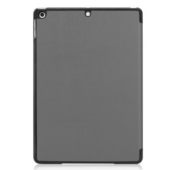 Tri-fold smart case hoes voor iPad 10.2 (2019) - grijs