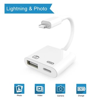 Lightning compatible usb 3.0 camera reader