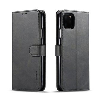 LC.IMEEKE Wallet / portemonne hoesje voor iPhone 11 pro max - zwart