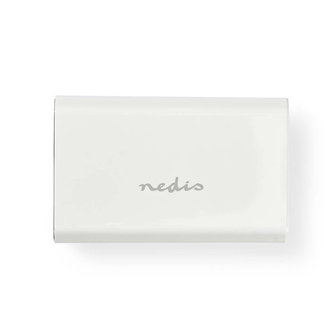 Nedis Wandoplader | 8,0 A | 4 uitgangen | 3x USB-A | 1x USB-C | Wit