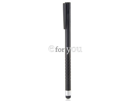 Extra grip stylus pen voor iPhone, iPod en iPad - Zwart