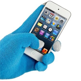 Touchscreen handschoenen - blauw