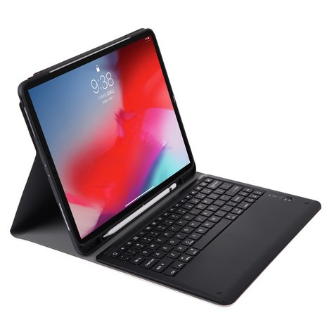 iPad pro 12.9 (2018 / 2020) toetsenbord hoes - zwart