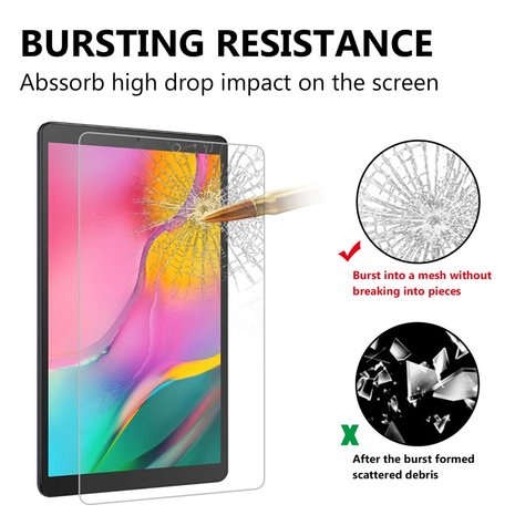 Tempered Glass screen protector voor Samsung Galaxy Tab A 10.1 T510 / T515 (2019)