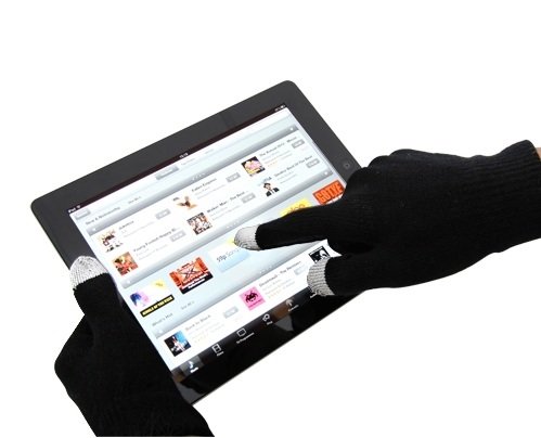 Touchscreen handschoenen - zwart