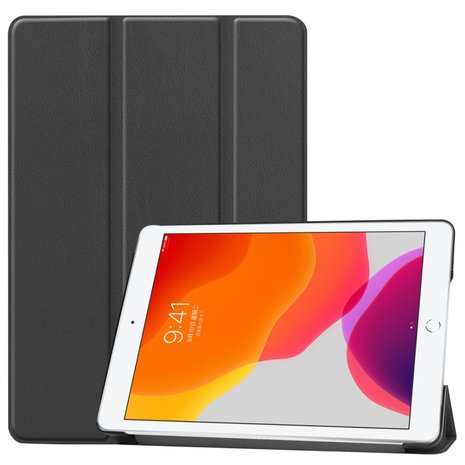 Tri-fold smart case hoes voor iPad 10.2 (2019) - zwart