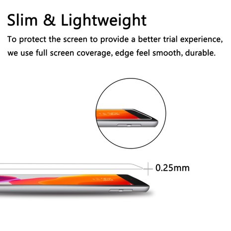 iPad 10.2 (2019) tempered glass screen protector