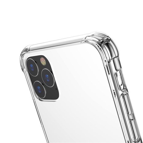 iPhone 11 / iPhone XR bumper case TPU + acryl - transparant