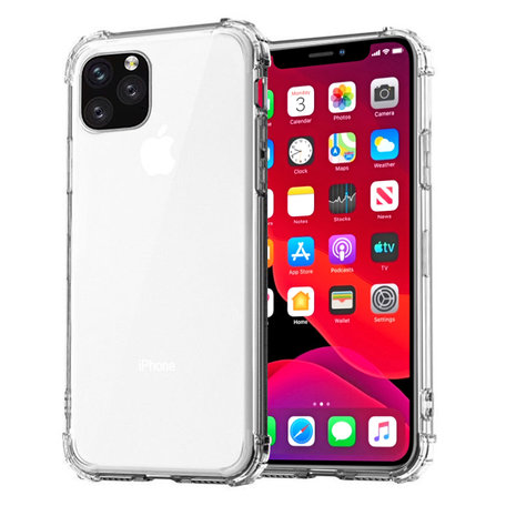 iPhone 11 pro bumper case TPU + acryl - transparant