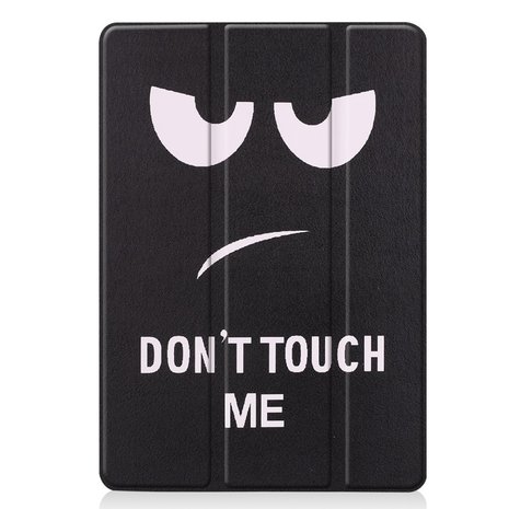 Tri-fold smart case hoes voor iPad 10.2 (2019) - zwart / don't touch