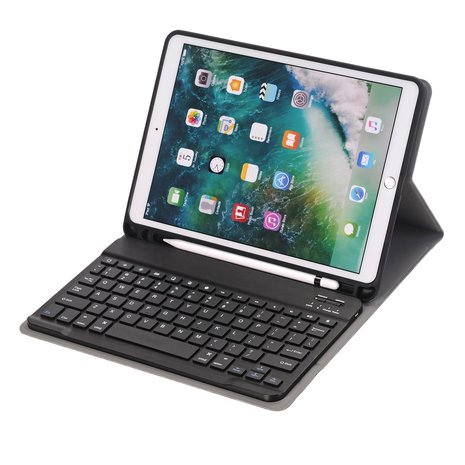 iPad 10.2 (2019 / 2020 / 2021) bluetooth toetsenbord hoes - zwart