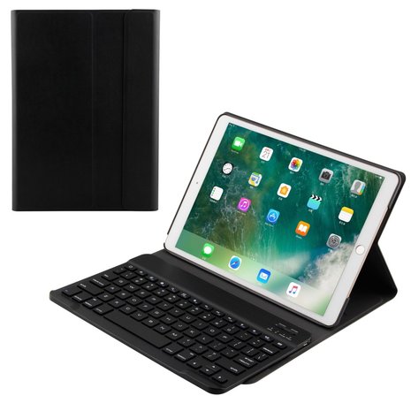 iPad pro 10.5 (2017) &amp; iPad air 10.5 (2019) toetsenbord hoes - zwart