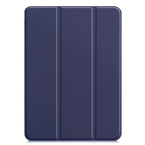 Tri-fold smart case hoes voor iPad Pro 12.9 (2020 /2021) - donker blauw