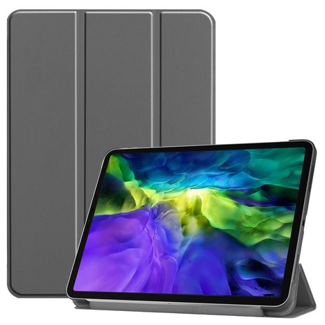 Tri-fold smart case hoes voor iPad Pro 11 (2020 / 2021) - grijs