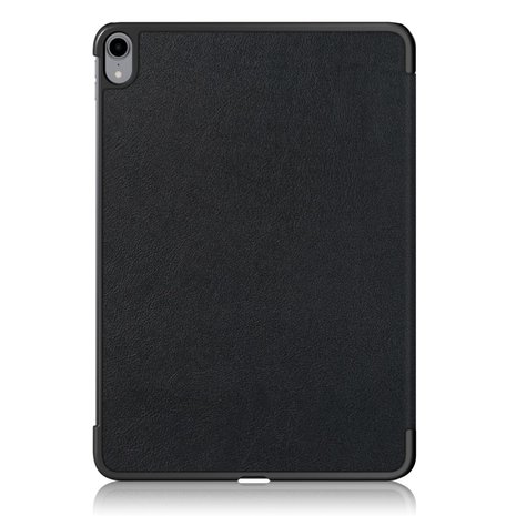 iPad Air (2020) tri-fold smart case hoes - zwart