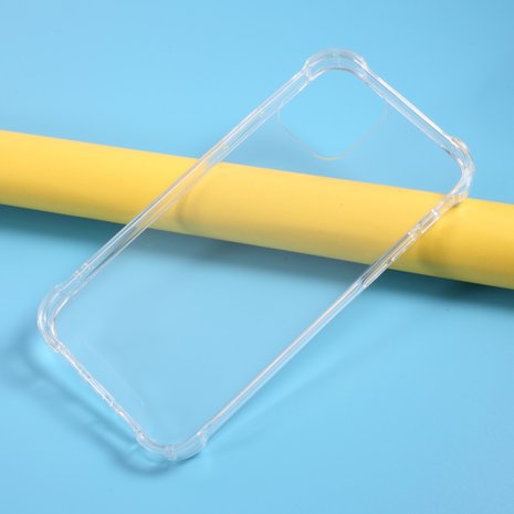 iPhone 12 / 12 Pro bumper case TPU + acryl - transparant