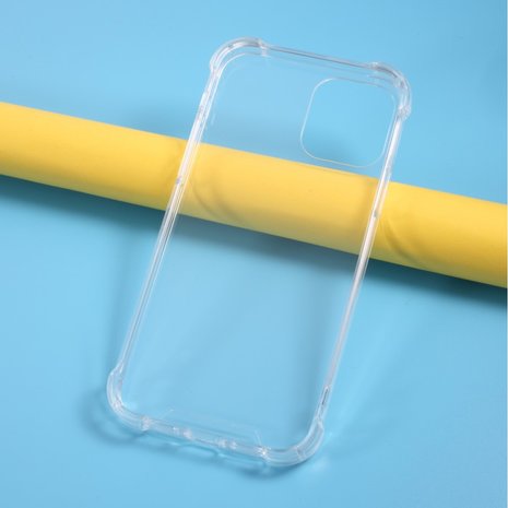 iPhone 12 / 12 Pro bumper case TPU + acryl - transparant