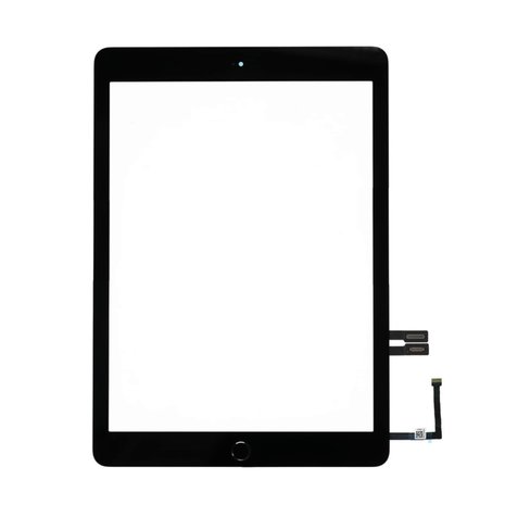iPad 9.7 (2018) scherm touchscreen met homeknop en camerahouder - zwart