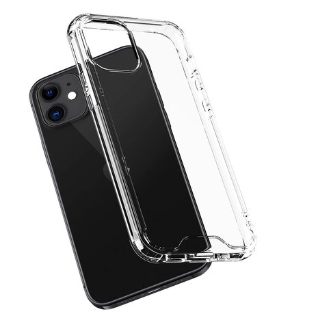 iPhone 12 mini bumper case TPU + acryl - transparant