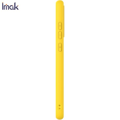 IMAK iPhone 12 &amp; 12 Pro TPU hoesje - geel