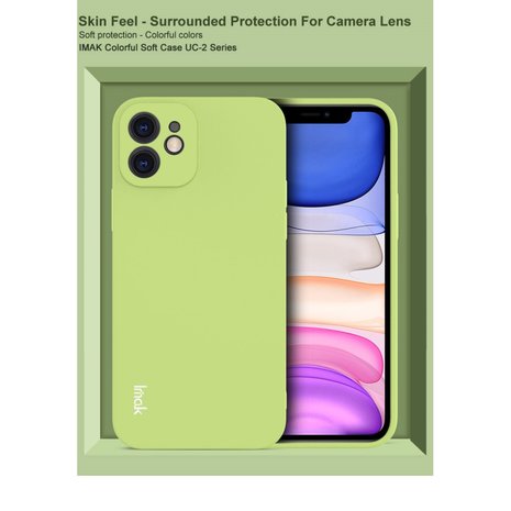 IMAK iPhone 12 &amp; 12 Pro TPU hoesje - groen