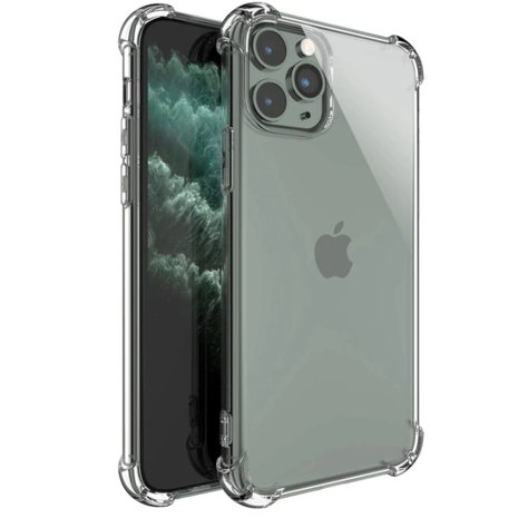 iPhone 12 Pro Max bumper case TPU + acryl - transparant