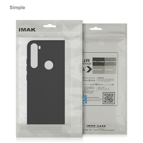 IMAK iPhone 12 &amp; 12 Pro TPU hoesje - zwart