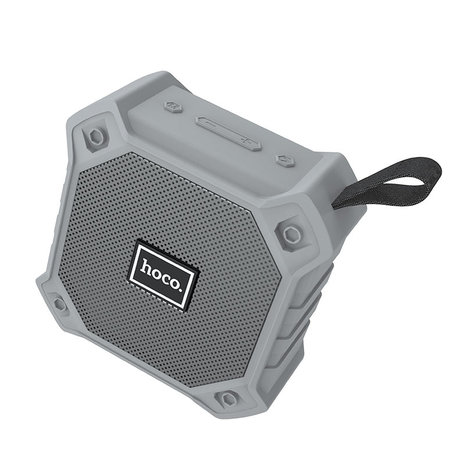 Hoco draadloze bluetooth speaker met FM radio BS34 Grijs