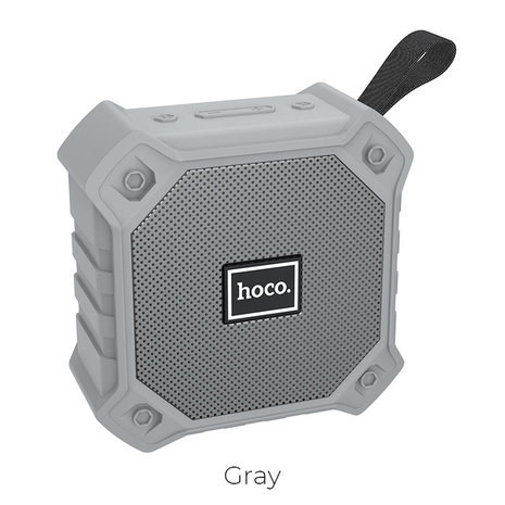 Hoco draadloze bluetooth speaker met FM radio BS34 Grijs