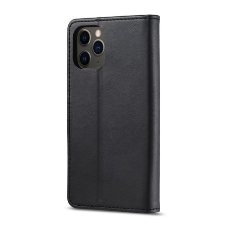 LC.IMEEKE Wallet / portemonnee hoesje voor iPhone 12 - zwart