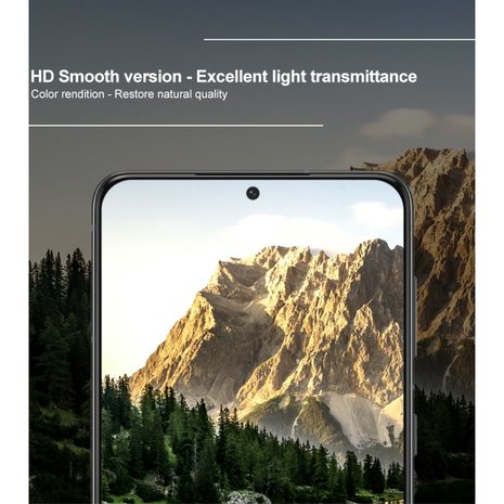 IMAK Soft Clear Hydrogel III 2 stuks screenprotector voor Samsung Galaxy S21 met volledige bescherming