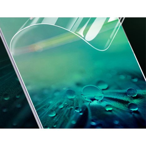 IMAK Soft Clear Hydrogel III 2 stuks screenprotector voor Samsung Galaxy S21 met volledige bescherming