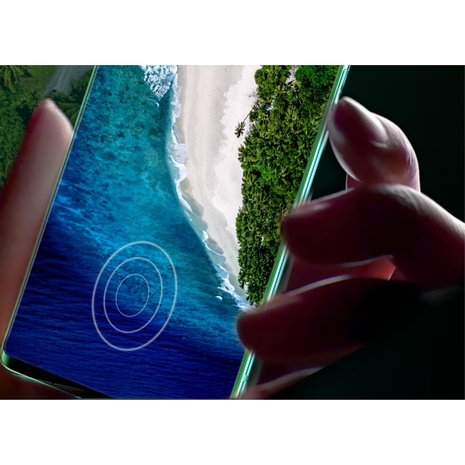 IMAK Soft Clear Hydrogel III 2 stuks screenprotector voor Samsung Galaxy S21 met volledige bescherming