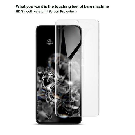 IMAK Soft Clear Hydrogel III 2 stuks screenprotector voor Samsung Galaxy S21 met volledige bescherming