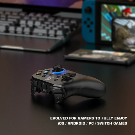 GameSir T4 Pro Controller voor iPhone / iPad / Android / Nintendo Switch / PC / Mac  