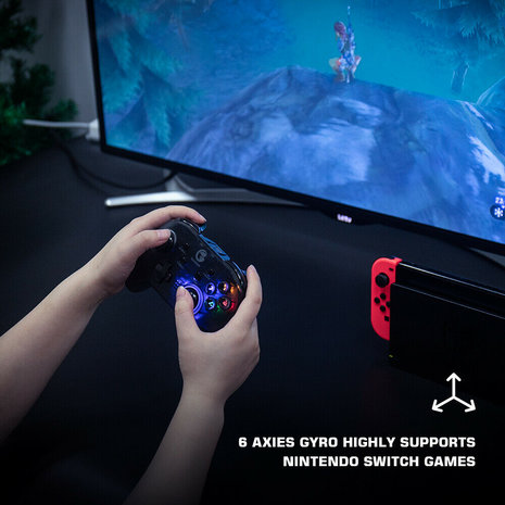 GameSir T4 Pro Controller voor iPhone / iPad / Android / Nintendo Switch / PC / Mac  