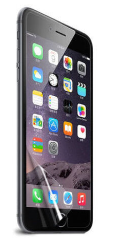 iPhone 6 plus screen protector met schoonmaakdoekje - transparant