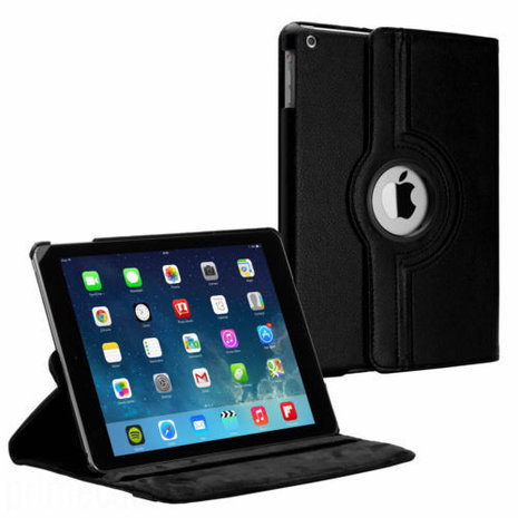 iPad air 2 360 graden flip cover - zwart