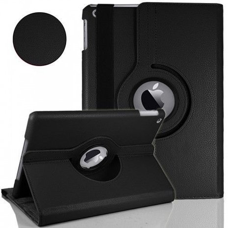 iPad air 2 360 graden flip cover - zwart