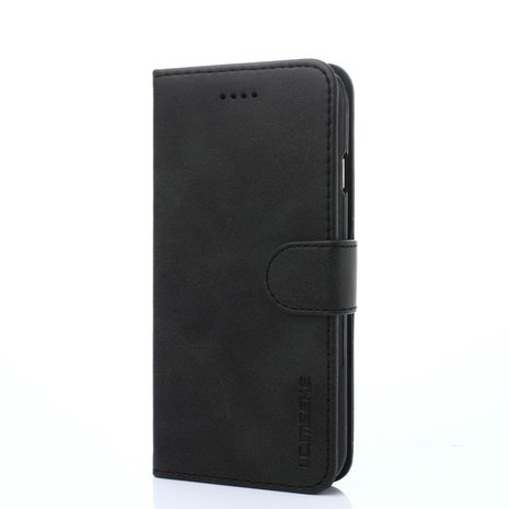 iPhone 7 / 8 / SE (2020) wallet / portemonnee case hoesje - zwart