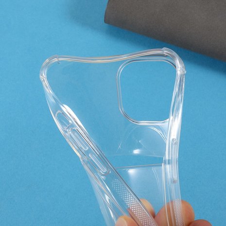iPhone 13 / 13 Pro bumper case TPU + acryl - transparant